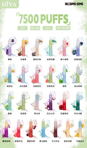 DIYA叮啞拋棄7500口✨水果味還原度極高💖 CP值拉滿🔥店長推薦